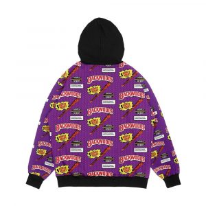 Alternative view of Backwoods Honey Berry Men's All-Over-Print Hoodie