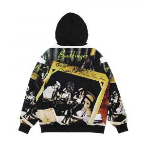 Alternative view of Badfinger Signed Lp Men's All-Over-Print Hoodie