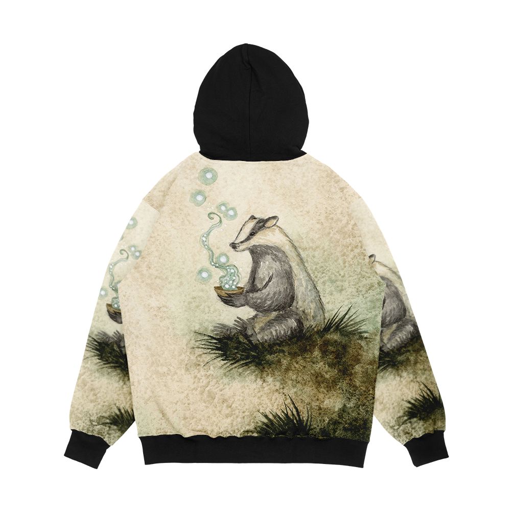 Badger Magick Men's All-Over-Print Hoodie - Image 2