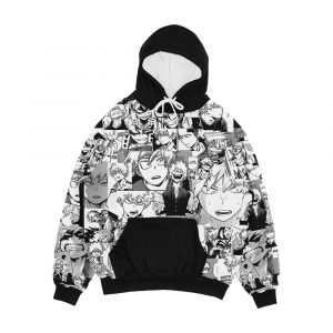 Bakugou Katsuki Collage Men's All-Over-Print Hoodie