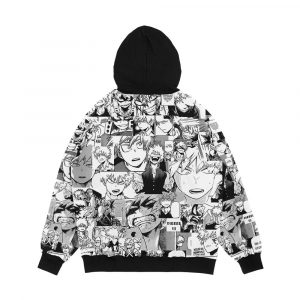 Alternative view of Bakugou Katsuki Collage Men's All-Over-Print Hoodie
