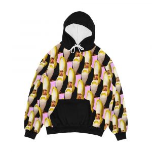 Banana Jin Men's All-Over-Print Hoodie
