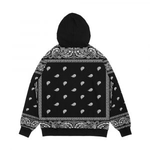 Alternative view of Bandana Black Men's All-Over-Print Hoodie