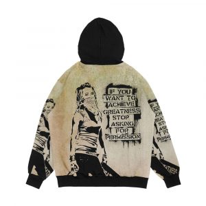 Alternative view of Banksy Greatness Men's All-Over-Print Hoodie