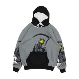Banksy Grim Reaper Clock Men's All-Over-Print Hoodie