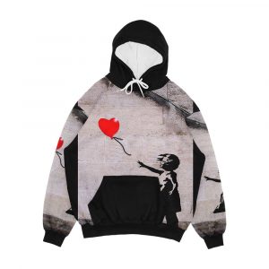 Banksy Hope Men's All-Over-Print Hoodie