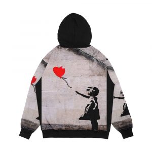 Alternative view of Banksy Hope Men's All-Over-Print Hoodie