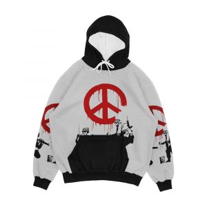 Banksy Peace Men's All-Over-Print Hoodie
