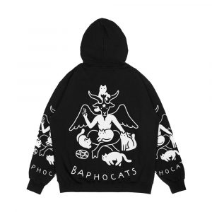 Alternative view of Baphocats Men's All-Over-Print Hoodie