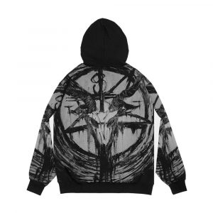 Alternative view of Baphomet Abstract Art Men's All-Over-Print Hoodie