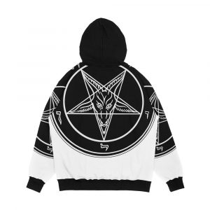 Alternative view of Baphomet Men's All-Over-Print Hoodie