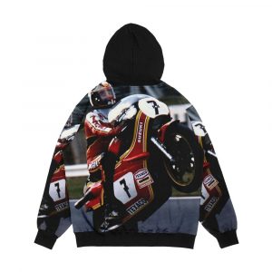 Alternative view of Barry Sheene Men's All-Over-Print Hoodie