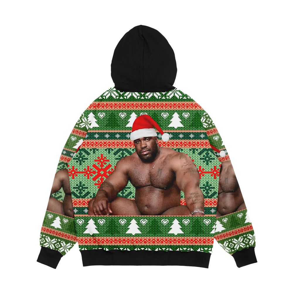 Barry Wood Christmas Men's All-Over-Print Hoodie - Image 2