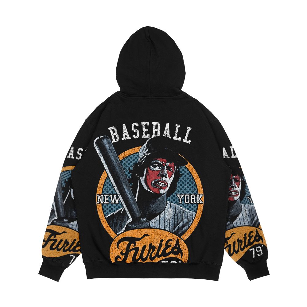 Baseball Furies The Warriors Men's All-Over-Print Hoodie - Image 2