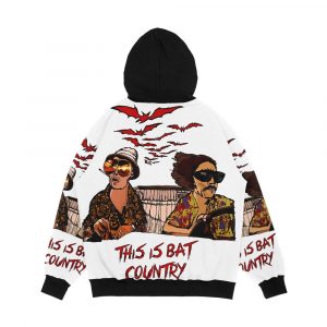 Alternative view of Bat Country Men's All-Over-Print Hoodie