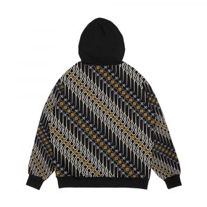 Alternative view of Batik Parang Motif Men's All-Over-Print Hoodie