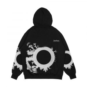 Alternative view of Bauhaus The Sky's Gone Out Post Punk 80S Retro Black And White Artwork Men's All-Over-Print Hoodie