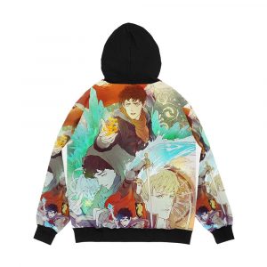 Alternative view of Bbc Merlin Emrys Chronicles Men's All-Over-Print Hoodie