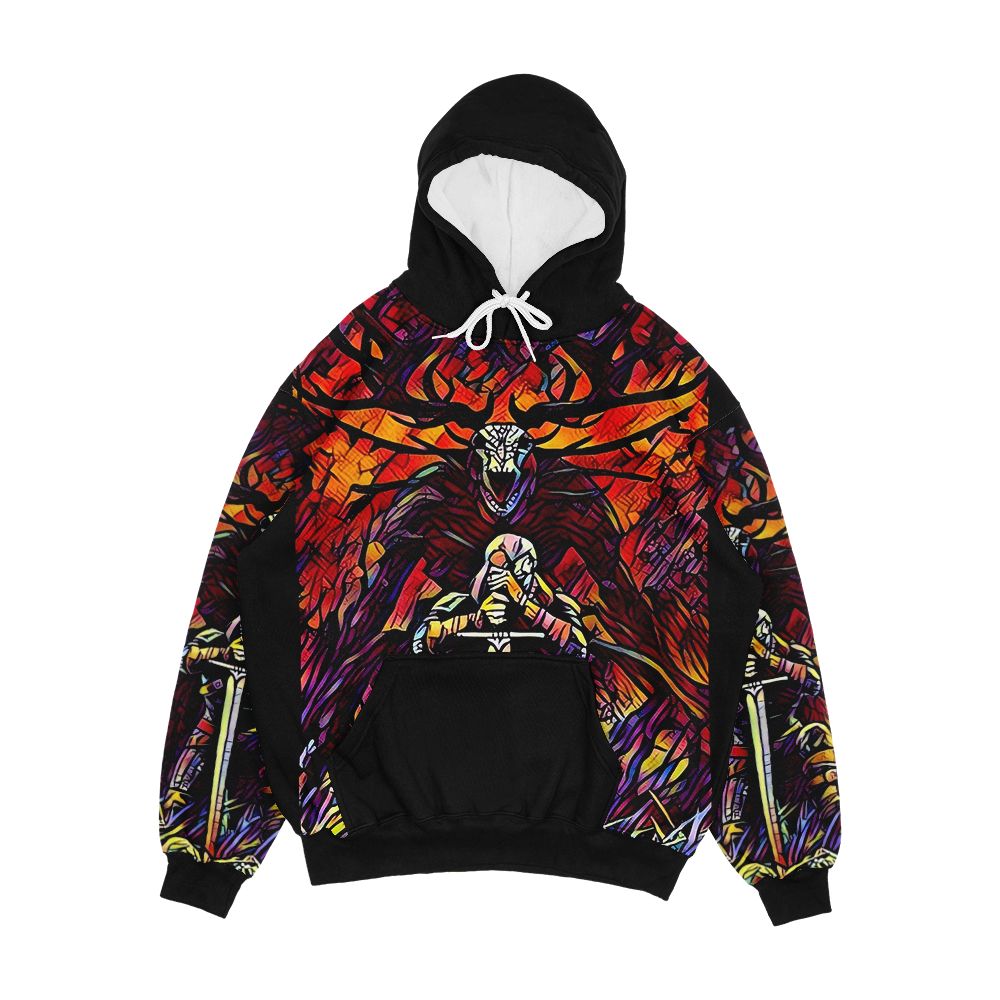 Be Fierce Be Fearless Ii Fantasy Men's All-Over-Print Hoodie