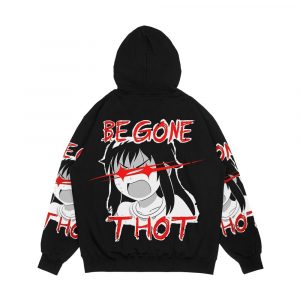 Alternative view of Be Gone Thot Men's All-Over-Print Hoodie