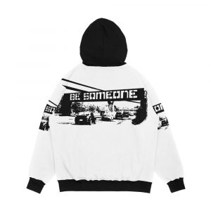 Alternative view of Be Someone Houston Men's All-Over-Print Hoodie
