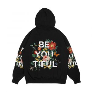 Alternative view of Be You Tiful Men's All-Over-Print Hoodie