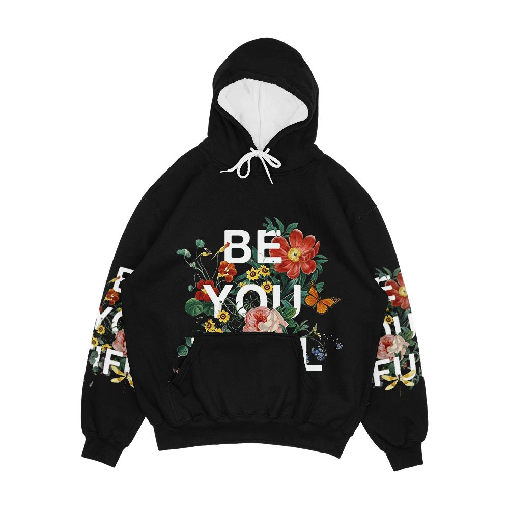 Be You Tiful Men's All-Over-Print Hoodie