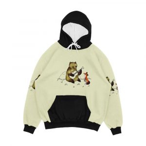Bear And Fox Men's All-Over-Print Hoodie
