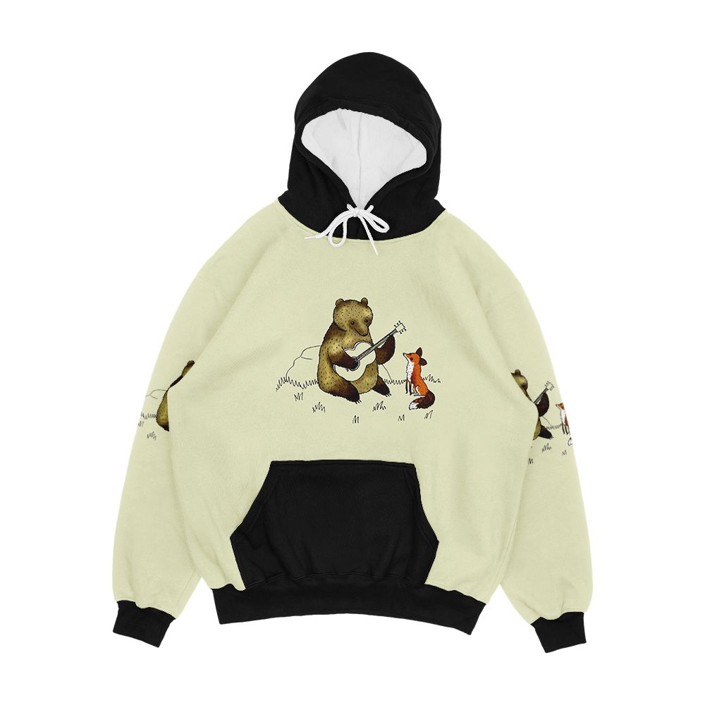 Bear And Fox Men's All-Over-Print Hoodie