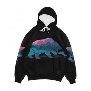 Bear Country Men's All-Over-Print Hoodie