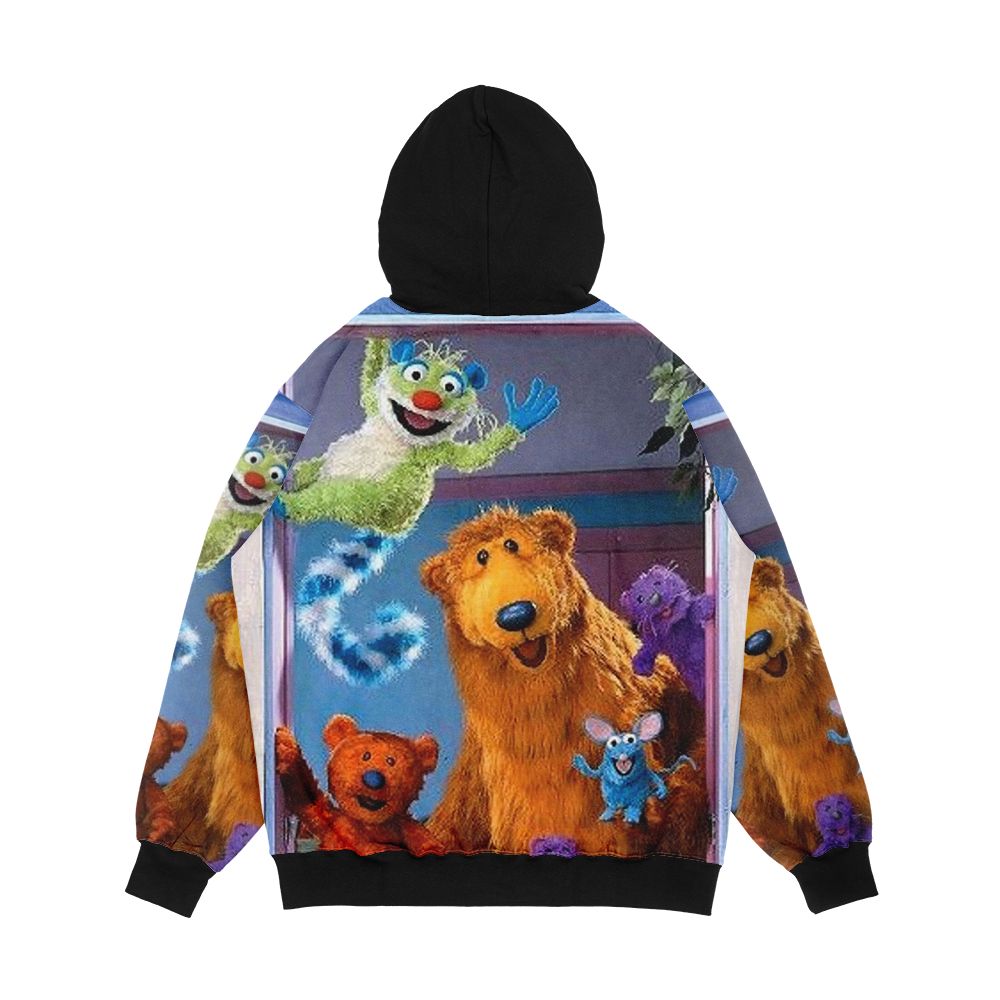 Bear In The Big Blue House Men's All-Over-Print Hoodie - Image 2