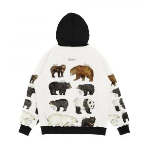 Alternative view of Bears Men's All-Over-Print Hoodie