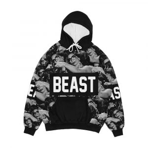 Beast Two Men's All-Over-Print Hoodie