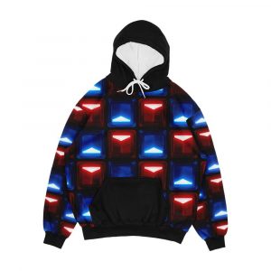 Beat Saber V2 Block Pattern Men's All-Over-Print Hoodie