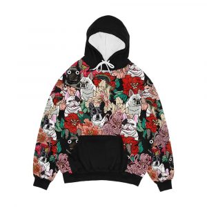 Because French Bulldog Men's All-Over-Print Hoodie