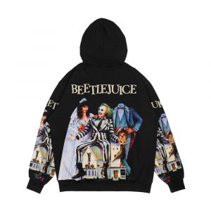 Alternative view of Beetlejuice Men's All-Over-Print Hoodie