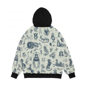 Alternative view of Beings And Creatures Men's All-Over-Print Hoodie