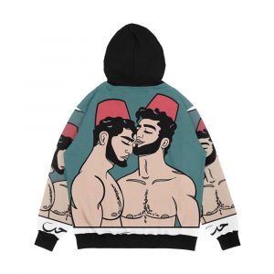Alternative view of Beiruti Boys Men's All-Over-Print Hoodie