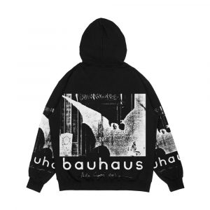 Alternative view of Bela Lugosi's Dead Horror Post Punk 80S Retro Black And White Artwork Men's All-Over-Print Hoodie