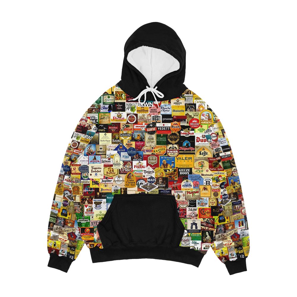 Belgian Beer Men's All-Over-Print Hoodie