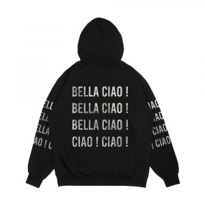 Alternative view of Bella Ciao Ciao Men's All-Over-Print Hoodie