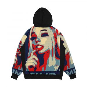 Alternative view of Belle Delphine Simp Alert Men's All-Over-Print Hoodie