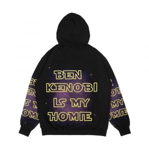 Alternative view of Ben Kenobi Is My Homie Design Men's All-Over-Print Hoodie
