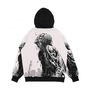 Alternative view of Bernie Men's All-Over-Print Hoodie