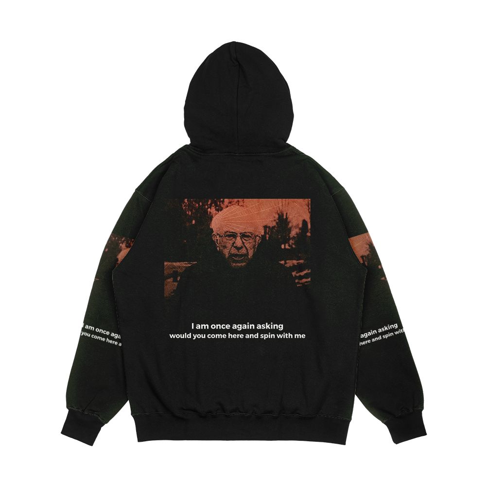 Bernie Sanders Turnover Men's All-Over-Print Hoodie - Image 2