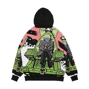 Alternative view of Berntron Cosmic Men's All-Over-Print Hoodie