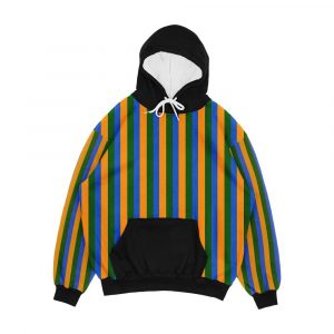 Bert Stripes Men's All-Over-Print Hoodie