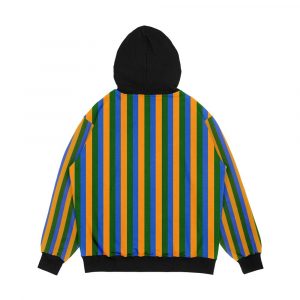 Alternative view of Bert Stripes Men's All-Over-Print Hoodie