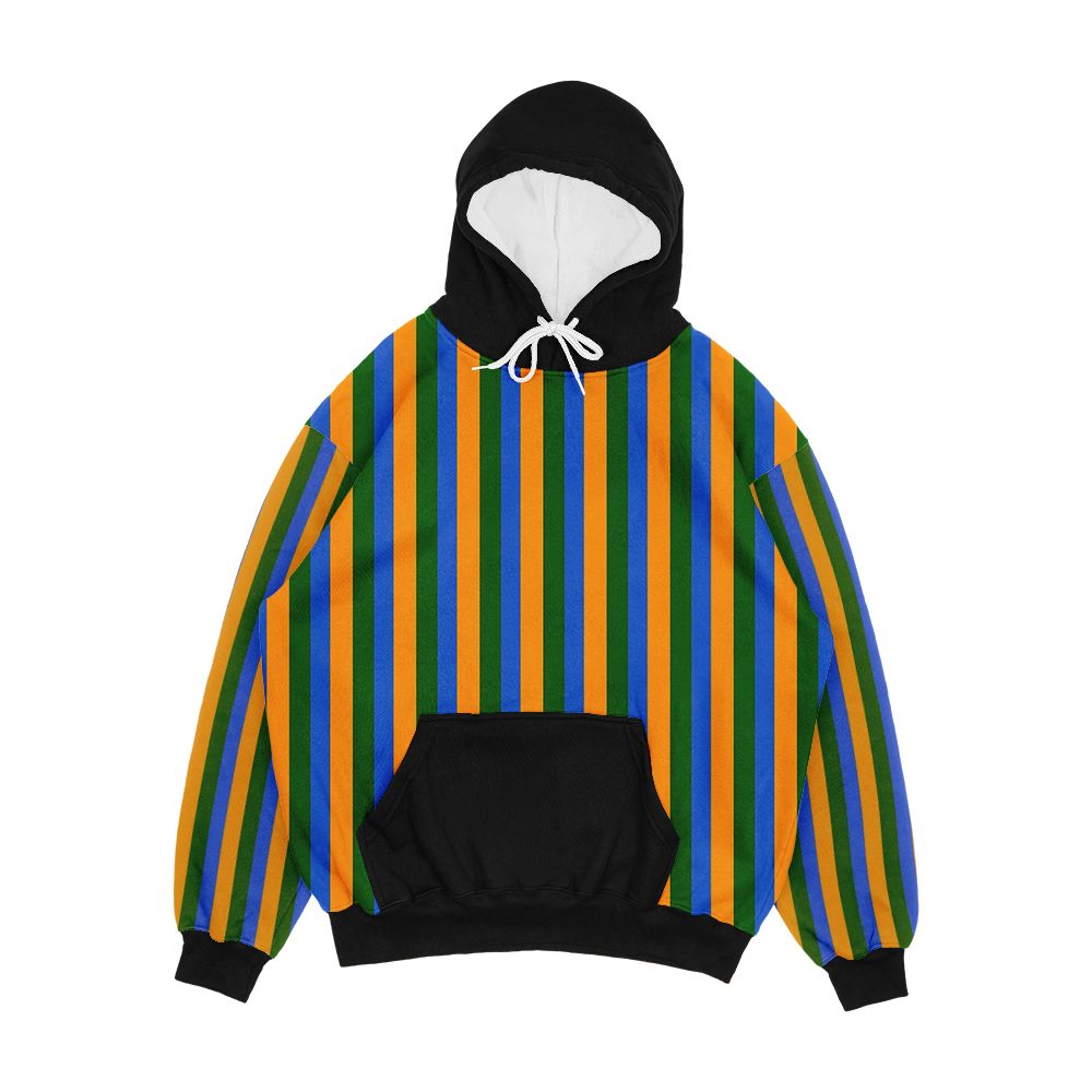 Bert Stripes Men's All-Over-Print Hoodie