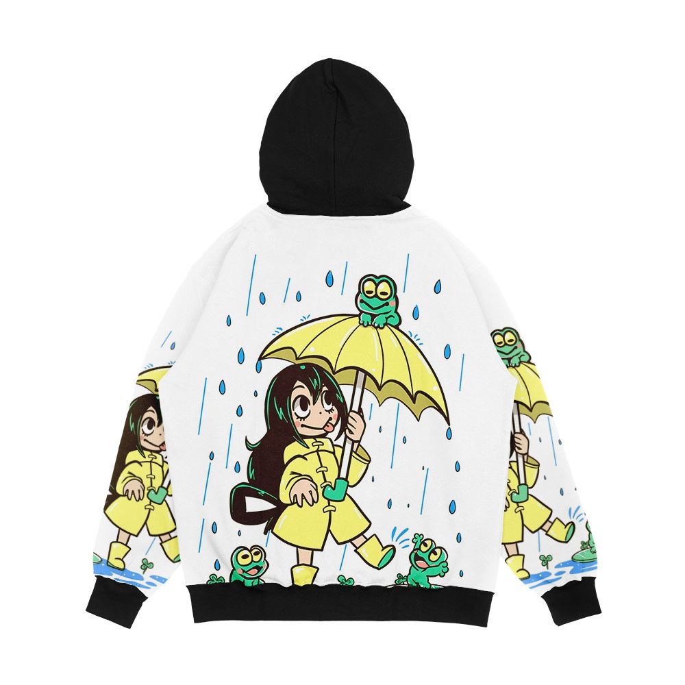 Best Frog Girl Men's All-Over-Print Hoodie - Image 2